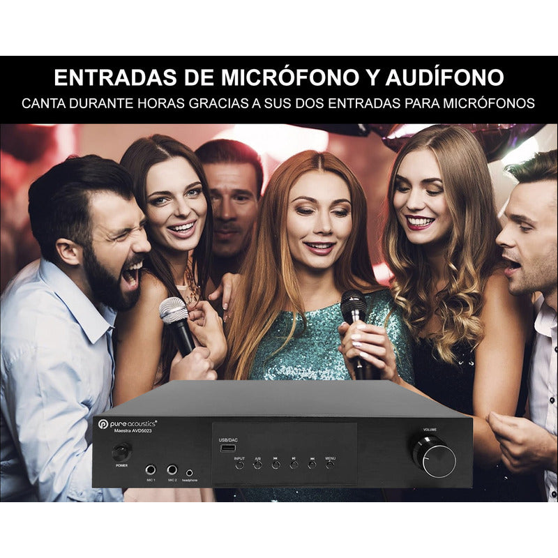 Amplificador De Audio Pure Acoustics Bluetooth 2.1 Canales