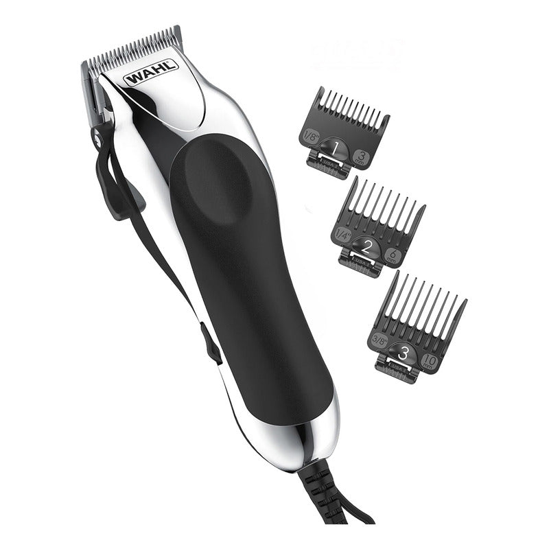 Máquina Cortadora De Cabello Whal Chrome Pro 24pzas Estuche