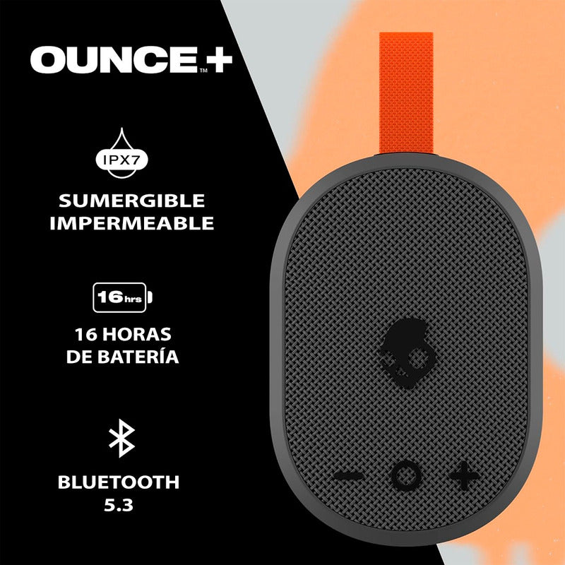 Skullcandy Ounce+ Mini Bocina Bluetooth Portátil Ipx7 16hrs