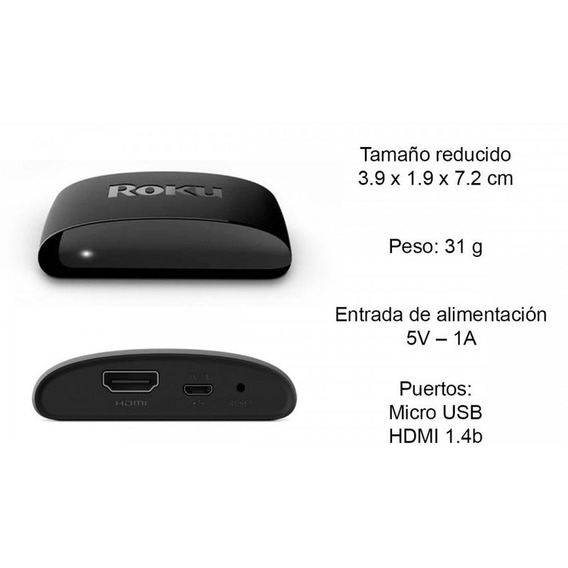 Roku Express 3960 Hd Dispositivo De Streaming Con Control Remoto
