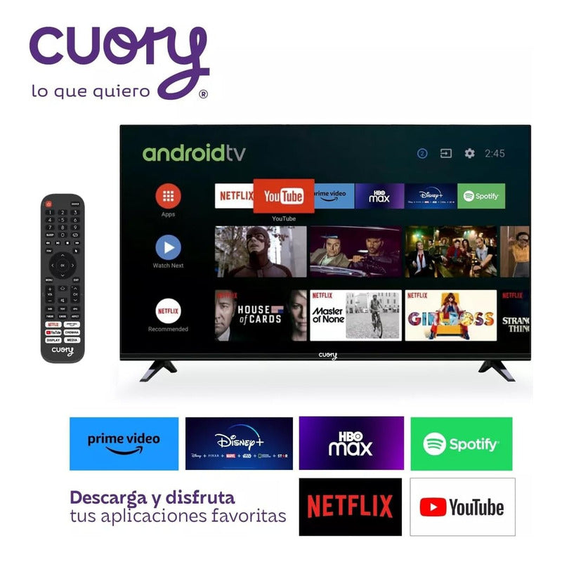Smart Tv 32 Pul Cuory Pantalla Dled Hd Google Tv Android 12