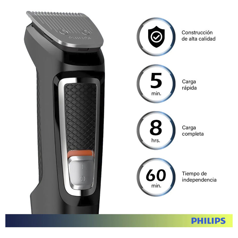 Máquina Rasuradora Philips Norelco Multigroomer Todo En 1