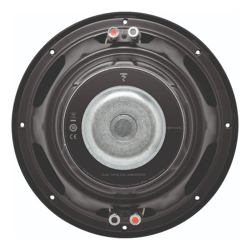 Subwoofer Focal Sub10dual 9 Inch 250w Rms 500w Max Color Negro