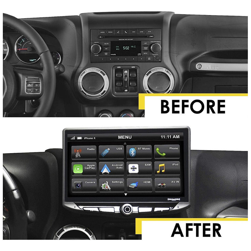 Autoestéreo Stinger Un1810 10 Carplay Android Gps Bt Usb
