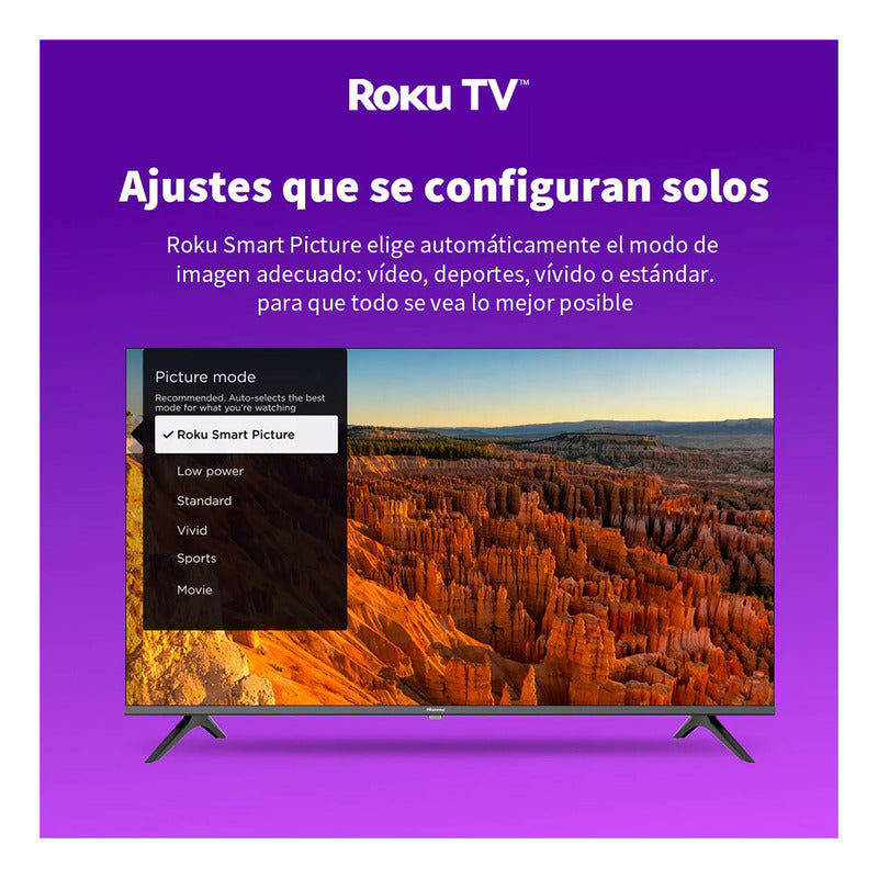 Pantalla Smart Tv Hisense 32 32a4hnr Roku Hd Dolby Audio