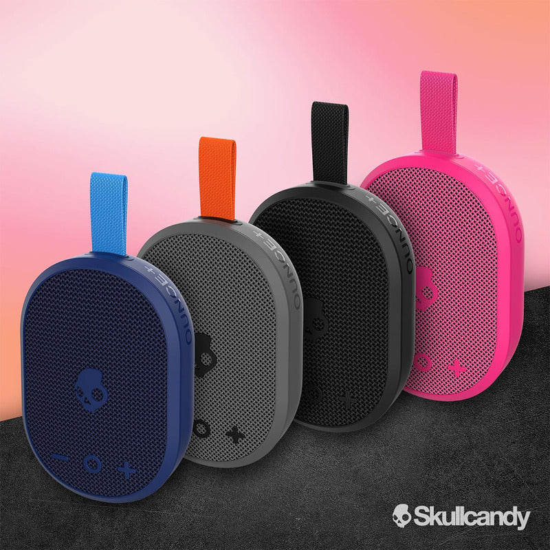 Skullcandy Bocina Bluetooth Inalámbrico Ounce+ Mini Bocina Portátil Resistente Sl Agua Ipx7 Color Gris