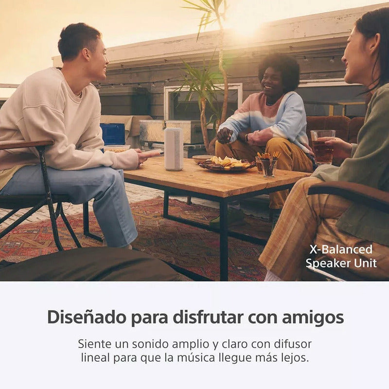 Bocina Inalámbrica Sony Portátil Bluetooth, Resistente Agua