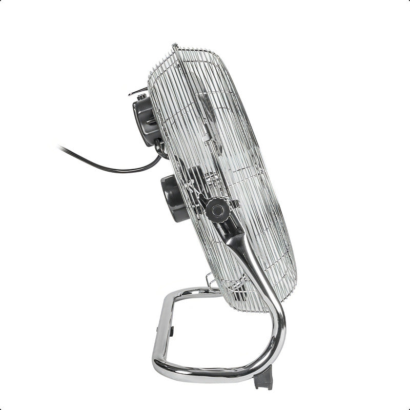 Ventilador De Piso Daewoo Cromado 16 Pulgadas 3 Velocidades Estructura Plateado Aspas Plata Diámetro 47 Cm Frecuencia 6 Hz Material De Las Aspas Aluminio