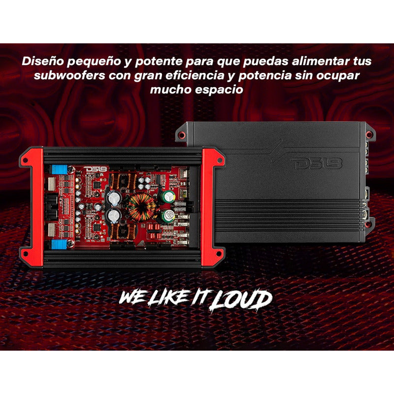 Amplificador Ds18 G1000.4 4 Canales Clase D 1000w Max Negro