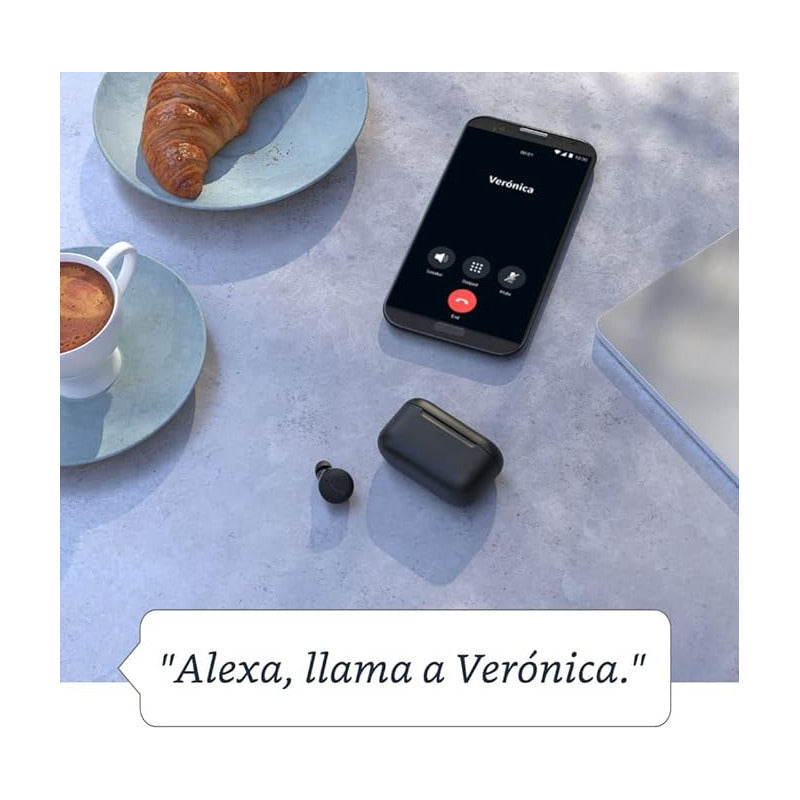 Auriculares Amazon Echo Buds 2da Gen Alexa Cancelación De Sonido Color Negro