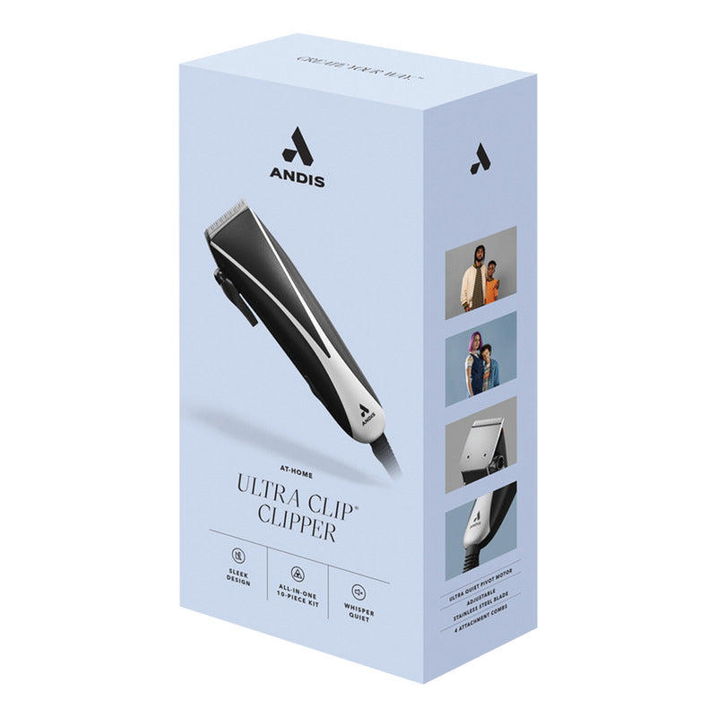 Maquina Andis Recortadora De Cabello Ultra Clip 10 Pzs 18780