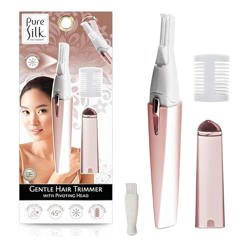 Recortadora Pure Silk Cara, Bikini Y Áreas Delicadas Luz Led