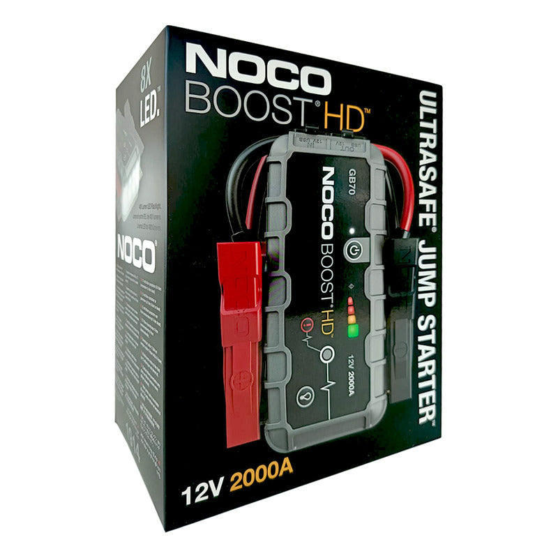 Arrancador De Batería Portátil Noco Boost Hd Gb70 2000a