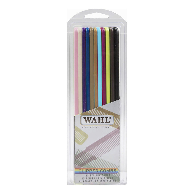 Peines De Corte De Pelo Wahl 12 Piezas Peines De Diente Fino