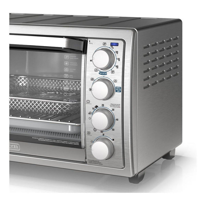 Horno Con Freidora De Aire 7 Funciones Black & Decker 1500w
