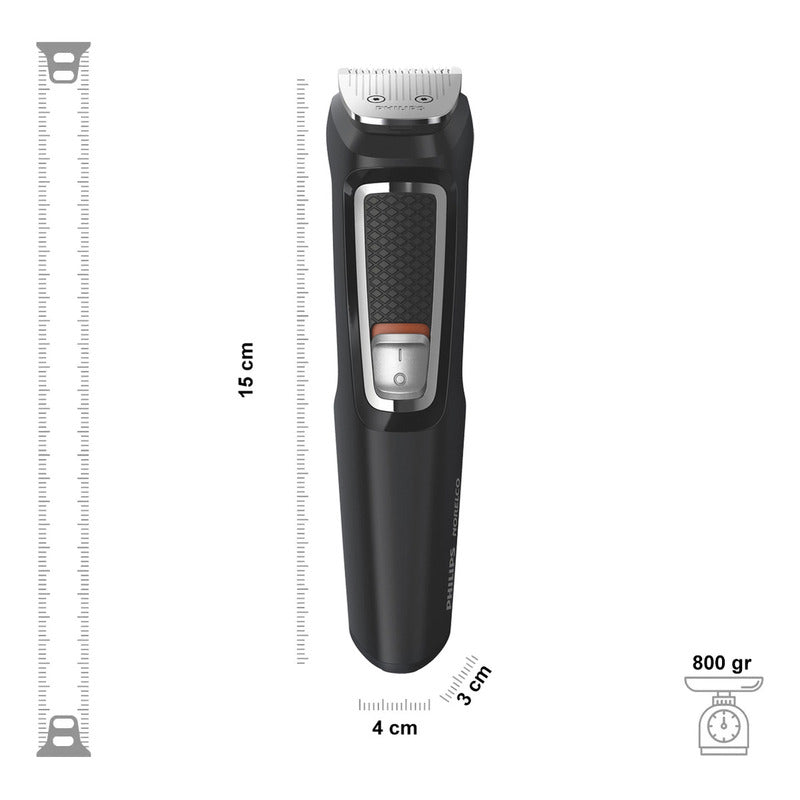 Rasuradora Philips Multigroomer Norelco Mg3740/40 Negra 127v
