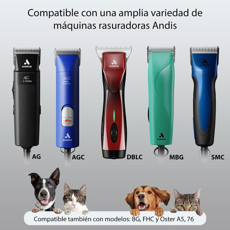 Cuchilla Repuesto Andis Ceramic Edge Acero Inoxidable #7fc