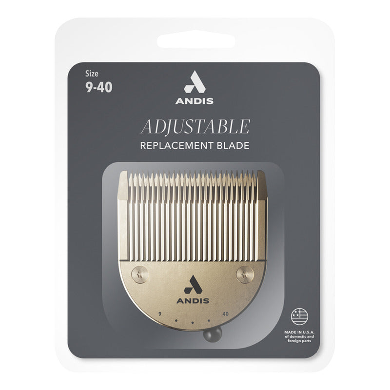 Cuchillas De Repuesto Andis Acero Inoxidable 9-40 Gold