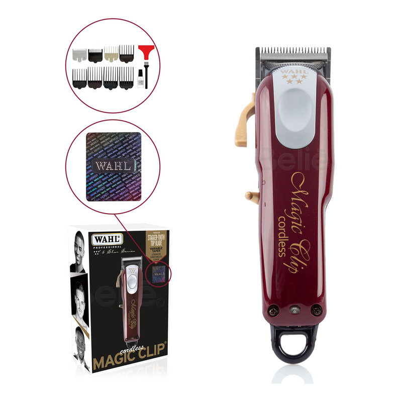 Maquina Cortadora De Pelo Wahl Professional 5 Star Cordless Magic Clip 8148 Con Holograma De Autenticidad