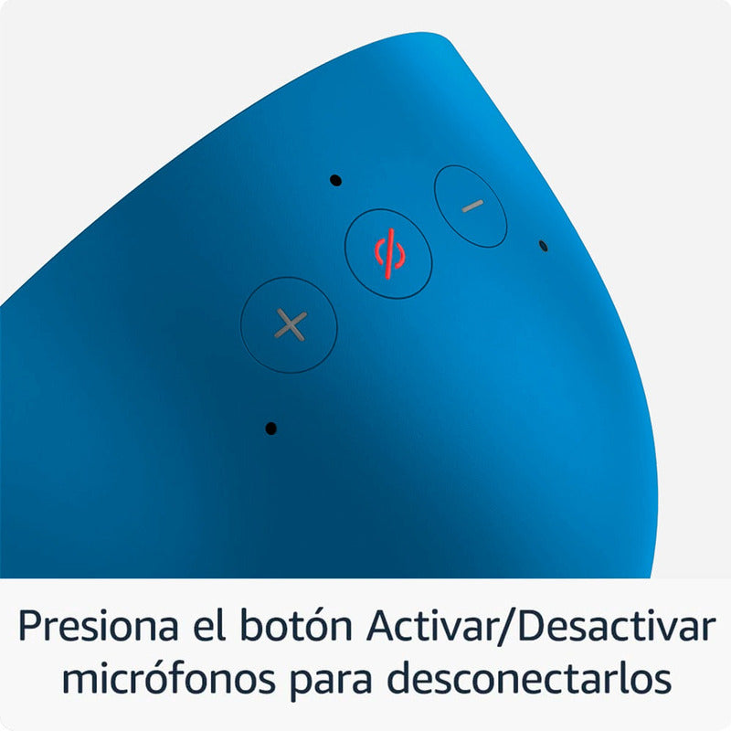 Amazon Echo Spot Bocina Y Despertador Inteligente Azul Acero