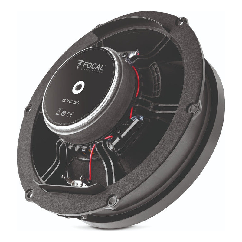 Bocinas Para Auto Focal Is Vw 180 7inc 2vias 75wrms 150w Max Color Negro