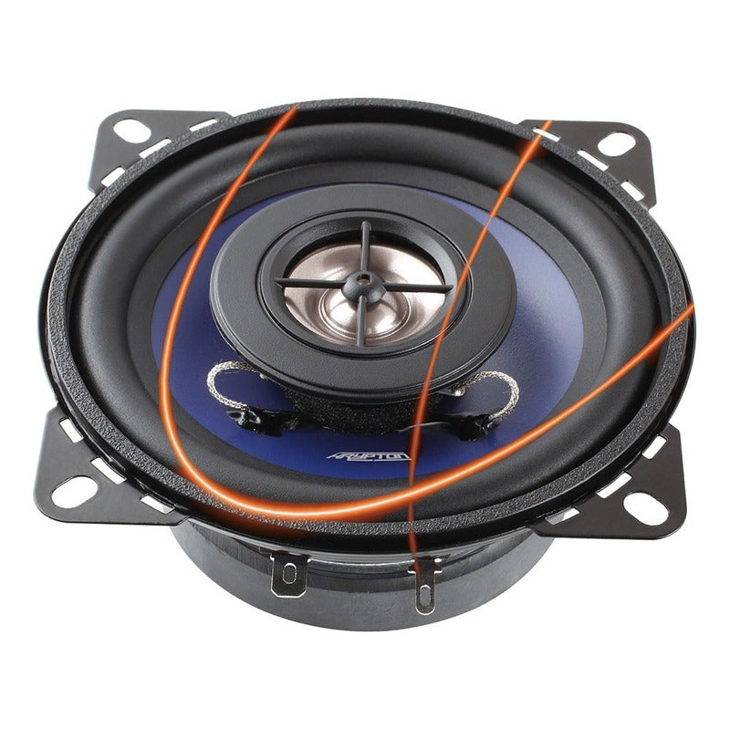 Bocina Krypton 4 Pulgadas Altavoces Sensibilidad 90 Db Color Negro