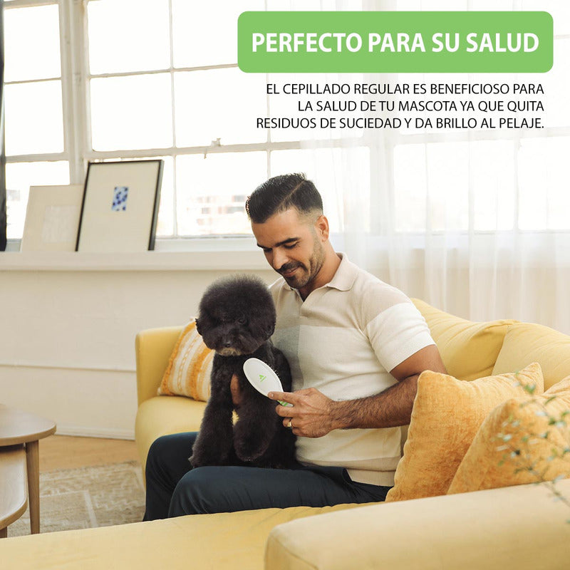 Cepillo Perro Andis Pet, Cepillo De Púas Grandes, Cepillo Para Mascotas De Pelaje Mediano A Largo, Desenreda Y Alisa Sin Dolor, Modelo 68555