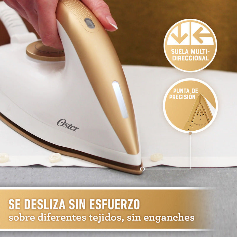 Estación De Planchado A Vapor Para Ropa Oster Central De Vapor Press-xpress Con Tanque De Agua De 1.7 Litros Color Blanco Gcstsg1200