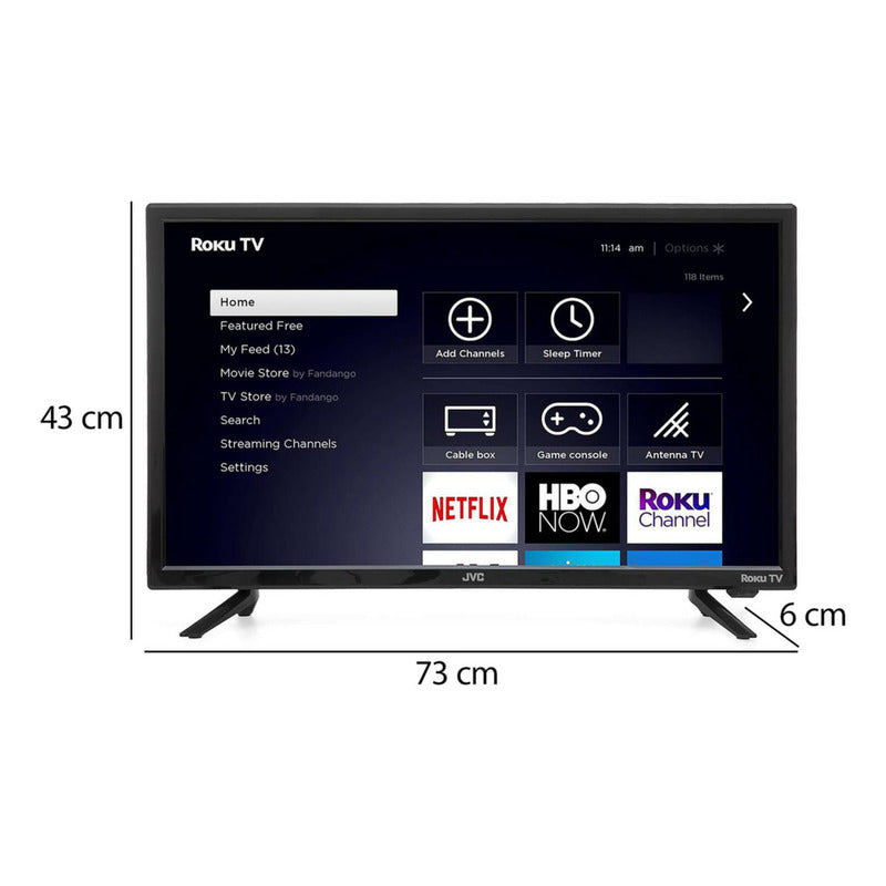 Smart Tv De 24 Jvc Si24r Con Pantalla Led Hd
