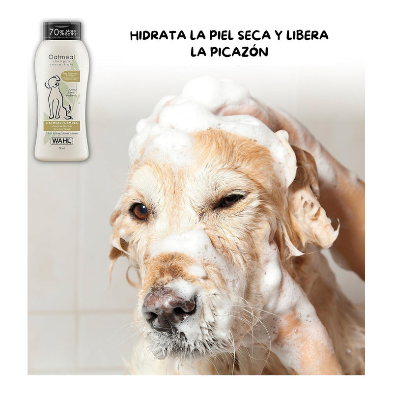 Wahl Shampoo Para Mascotas Perro/gato Formula Avena 700 Ml