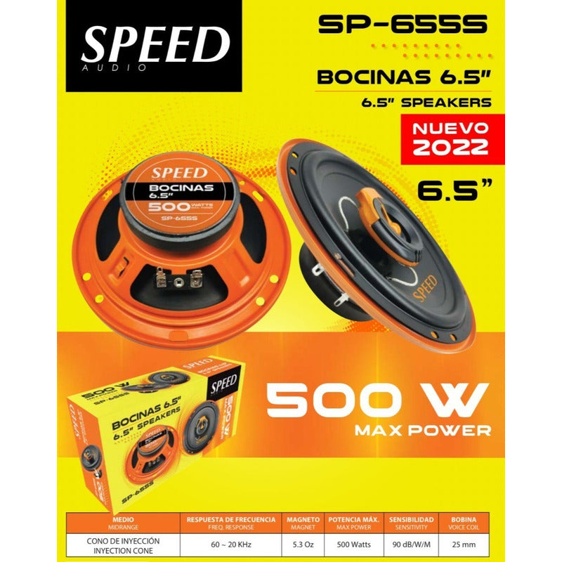 Speed Sp65ss 4 Naranja 2 Unidades
