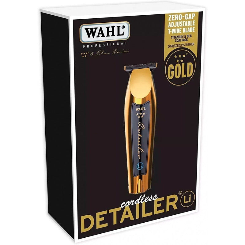 Recortadora Profesional Wahl Inalámbrica Detailer Li Gold