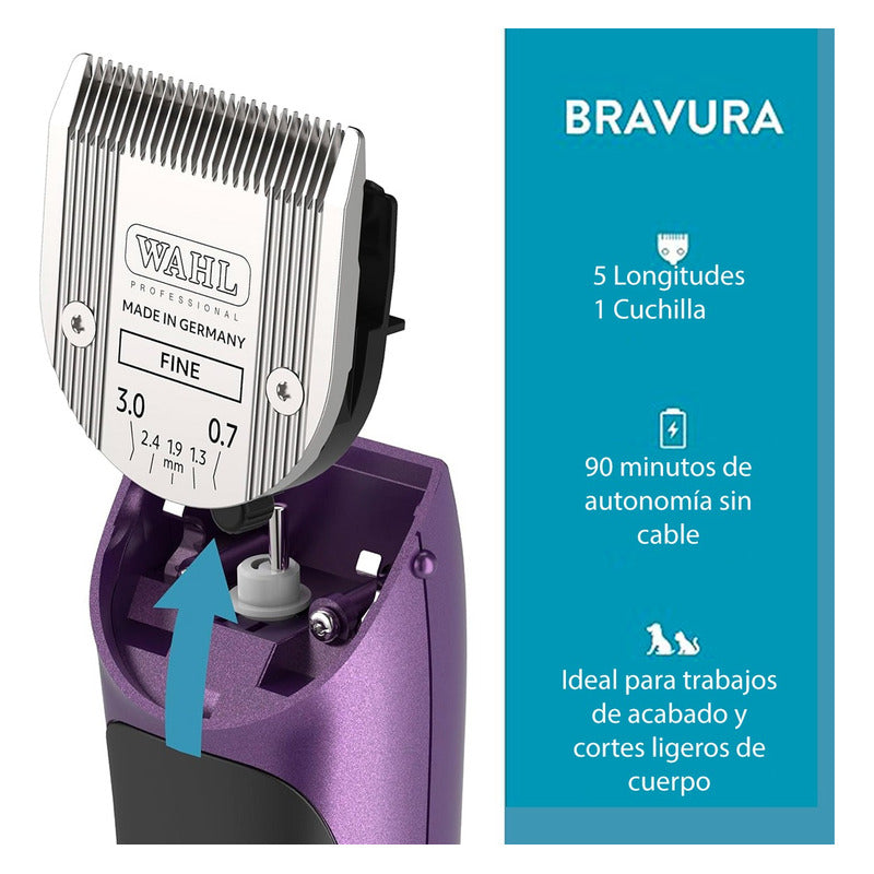 Maquina Rasuradora Perros Wahl Profesional Bravura Clipper
