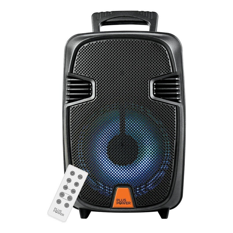 Bocina Plus Power Portátil Con Bluetooth Pp-baf8p Negro