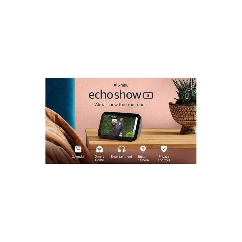 Bocina Amazon Echo Show 5 3ra Generación 5.5 Pulgadas Negra