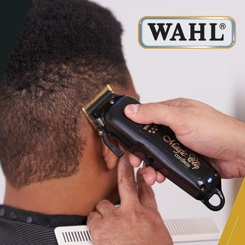 Maquina Rasuradora De Cabello Wahl Clipper Inalámbrica Magic Black Navaja Diamante