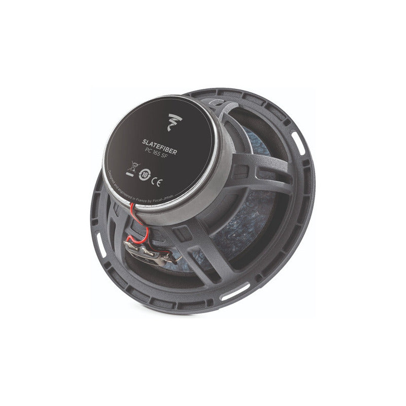 Bocinas Para Auto Focal Slatefiber Pc 165sf 6.5inc 2vias Color Negro
