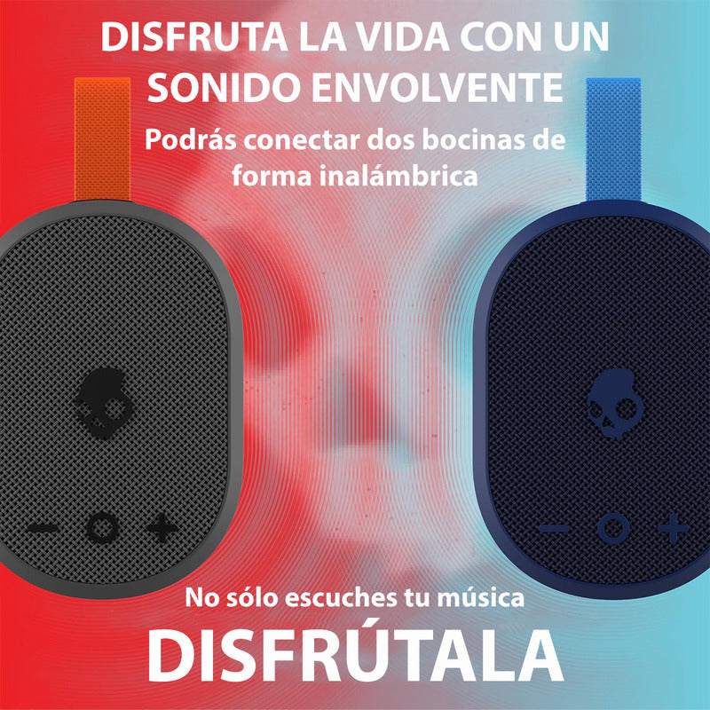 Skullcandy Bocina Bluetooth Inalámbrico Ounce+ Mini Bocina Portátil Resistente Sl Agua Ipx7 Color Gris