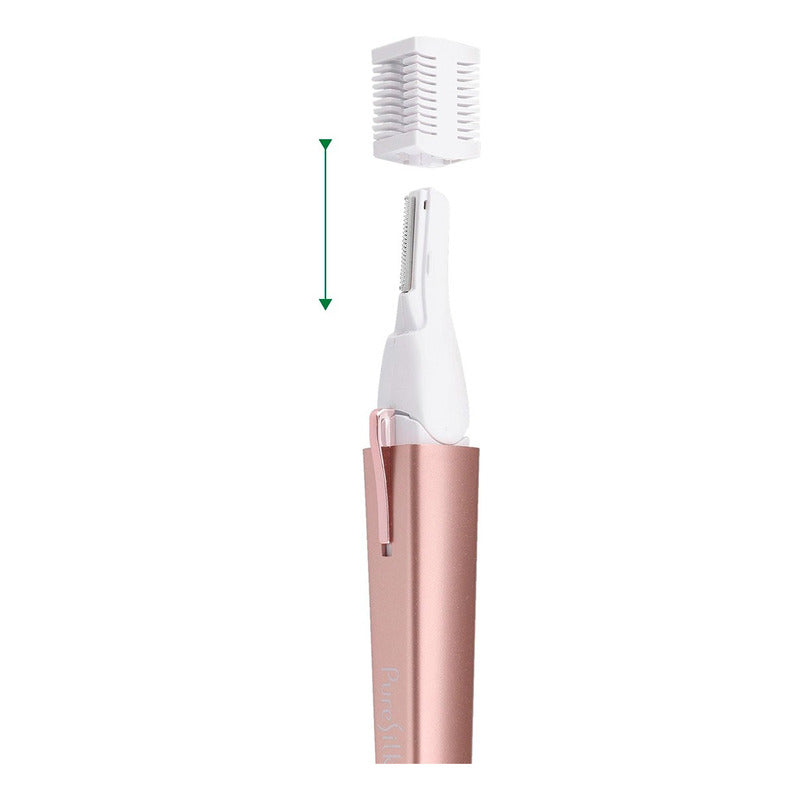 Recortadora Pure Silk Cara, Bikini Y Áreas Delicadas Luz Led