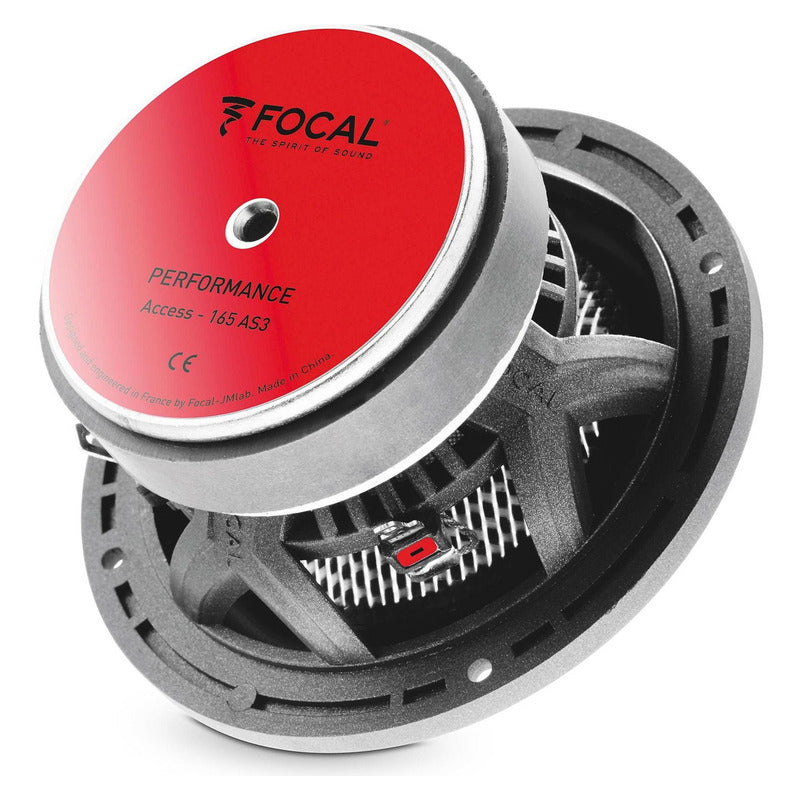 Set De Medios Focal Access 165as3 6.5 3vias 160w Max Color Negro
