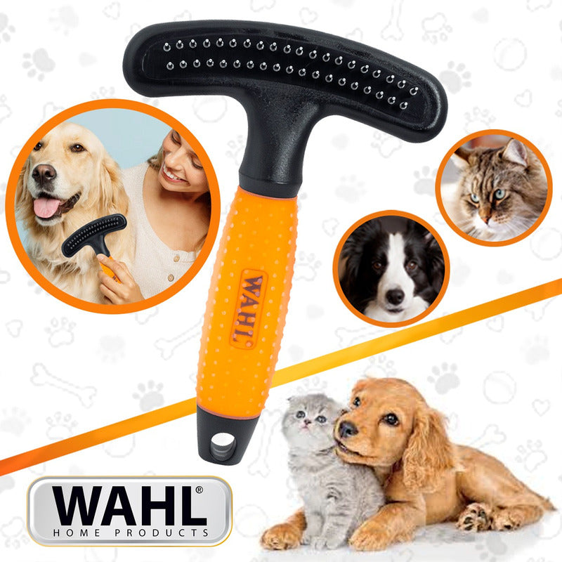Cepillo Doble Cabezal Wahl Para Perro Rastrillo Y Cepillo