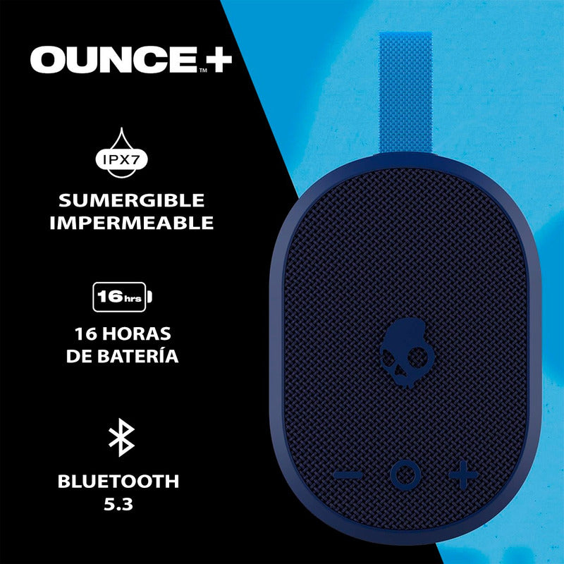 Skullcandy Ounce+ Mini Bocina Bluetooth Portátil Ipx7 16hrs
