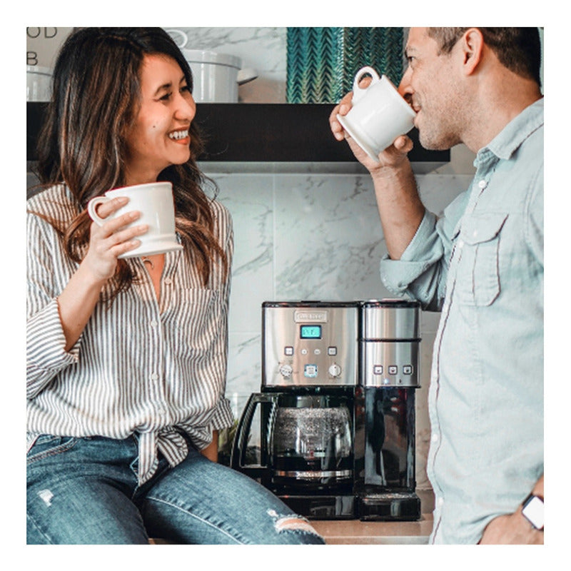 Cafetera Automática Cuisinart Hasta 12 Tazas 3 Dif Tamaños