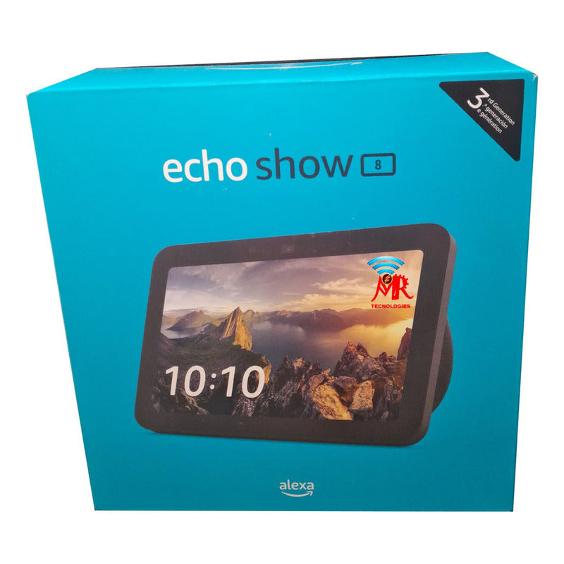 Amazon Echo Show 8 3era Gen Con Audio Espacial Negro