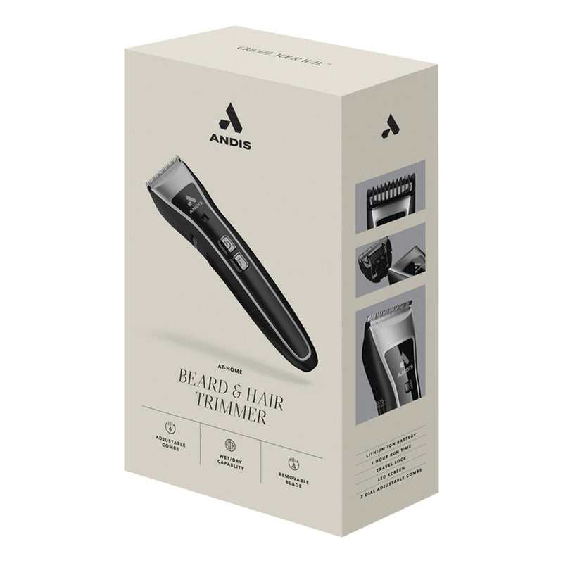 Maquina Rasuradora Andis Para Barba Y Cabello, Kit De Trimmer Incluye 6 Piezas Modelo Wdt-1 26085