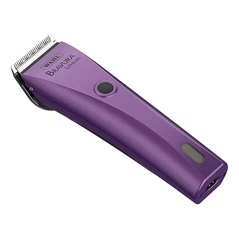 Bravura Lithium Wahl Pet Maquina Rasuradora De Perros Profesional Inalámbrica Morada Cuchillas 5 En 1 90 Minutos De Autonomía Violeta Oscuro
