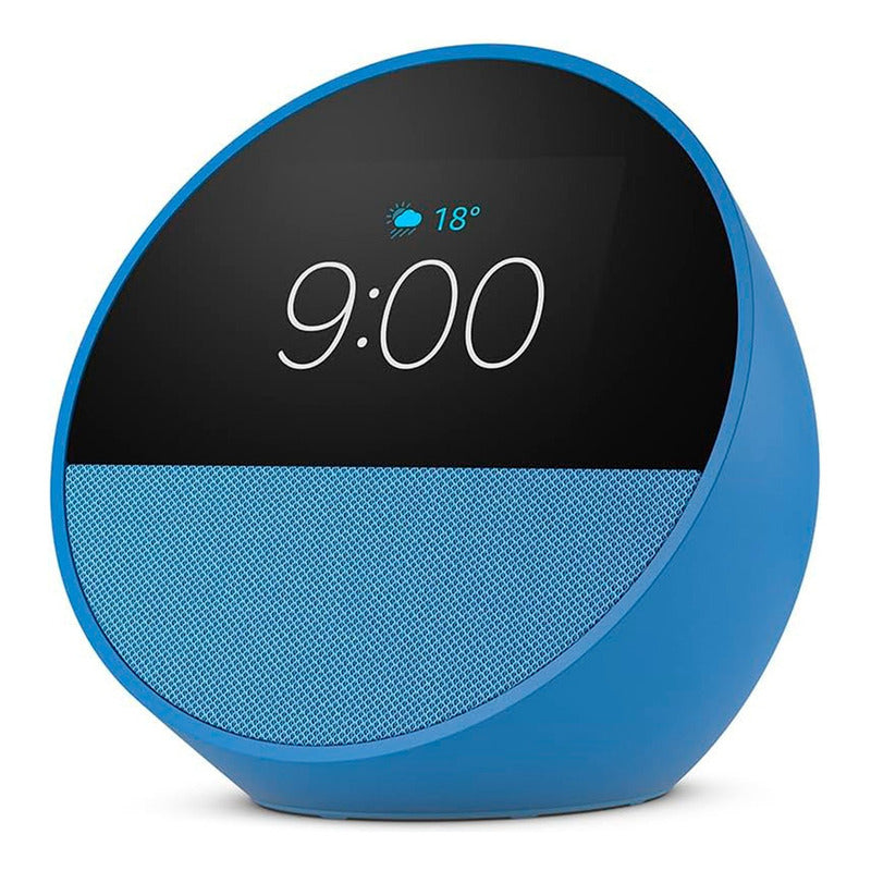 Amazon Echo Spot Bocina Y Despertador Inteligente Azul Acero