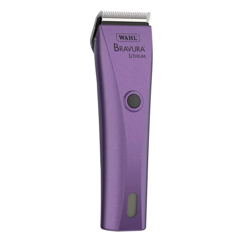 Bravura Lithium Wahl Pet Maquina Rasuradora De Perros Profesional Inalámbrica Morada Cuchillas 5 En 1 90 Minutos De Autonomía Violeta Oscuro