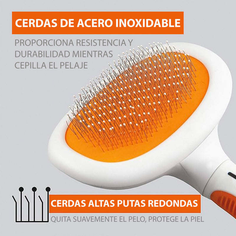 Cepillo Para Mascotas Wahl Mango Ergonomico 858500