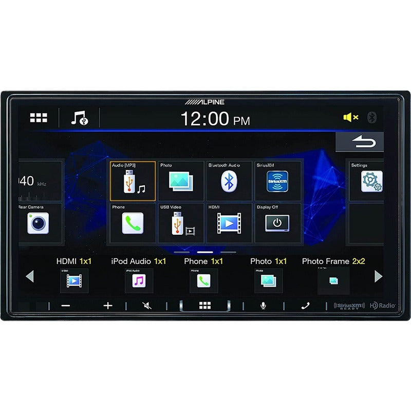 Autoestereo Alpine Ilx-f407 2-din 7pul Bluetooth Usb